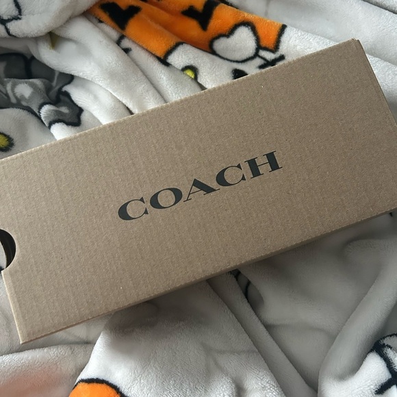 Coach Black Leather Slide Sandals - Picture 4 of 4